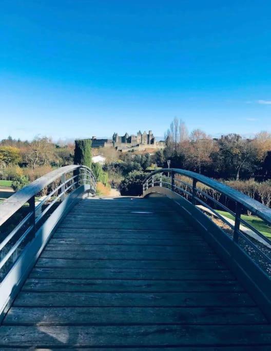Appartement T2 Avec Vue Chateau Carcassone Kültér fotó