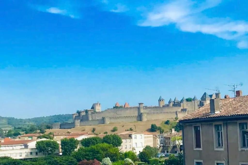 Appartement T2 Avec Vue Chateau Carcassone Kültér fotó